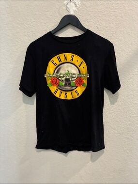 Guns N' Roses Black Graphic Tee M